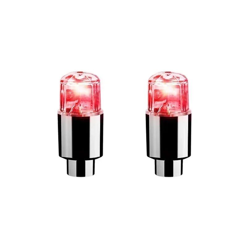 LumaPulse LED Valve Caps For Tires And Bicycles Motion Activated Glow For Cyclists