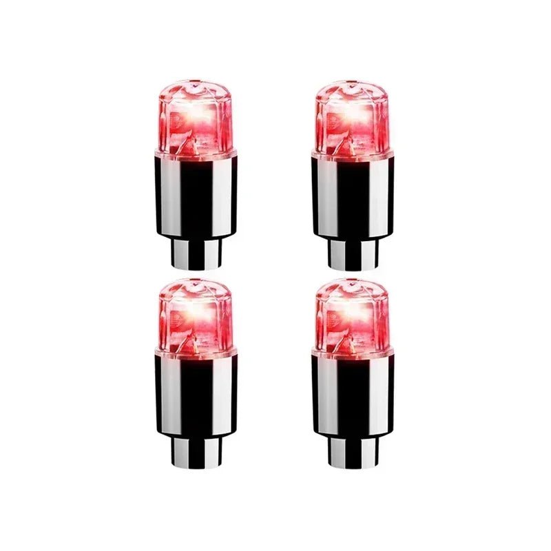 LumaPulse LED Valve Caps For Tires And Bicycles Motion Activated Glow For Cyclists