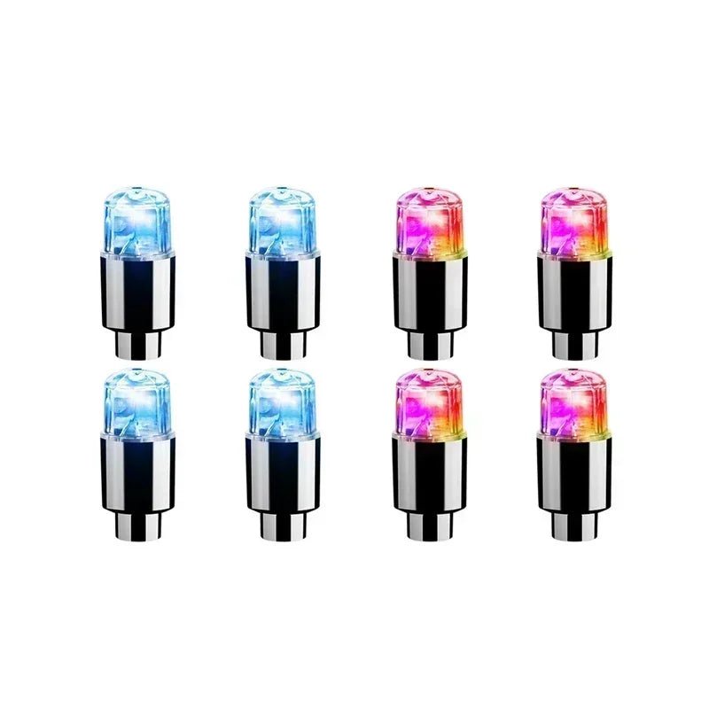 LumaPulse LED Valve Caps For Tires And Bicycles Motion Activated Glow For Cyclists