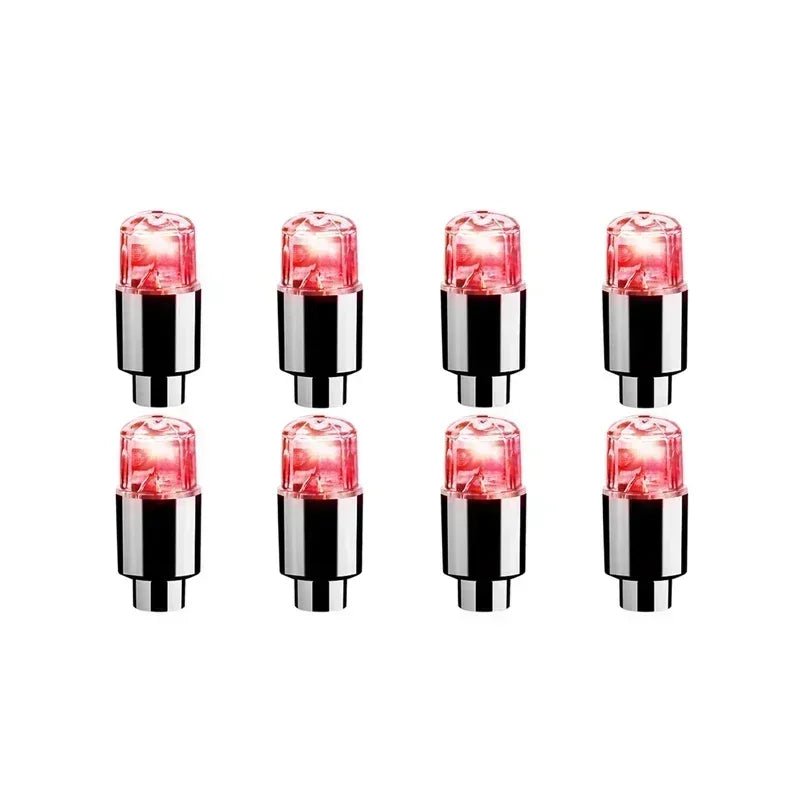 LumaPulse LED Valve Caps For Tires And Bicycles Motion Activated Glow For Cyclists