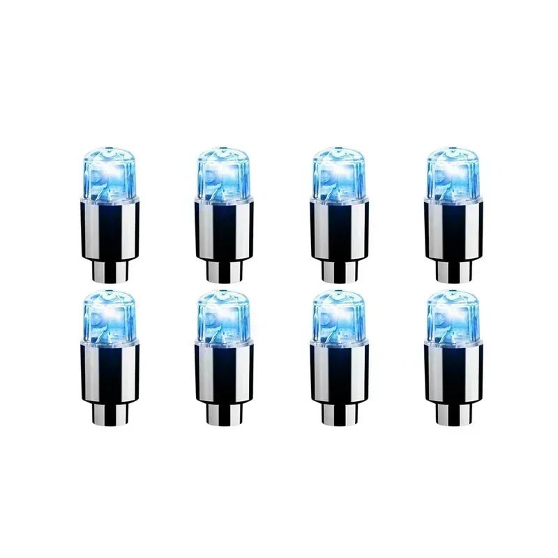LumaPulse LED Valve Caps For Tires And Bicycles Motion Activated Glow For Cyclists