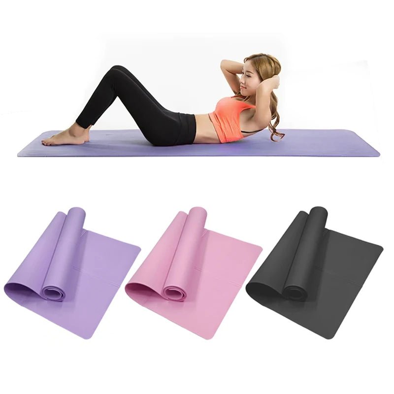 AeroFlow 4mm Yoga Mat Lightweight And Portable For Yoga And Pilates Non Slip