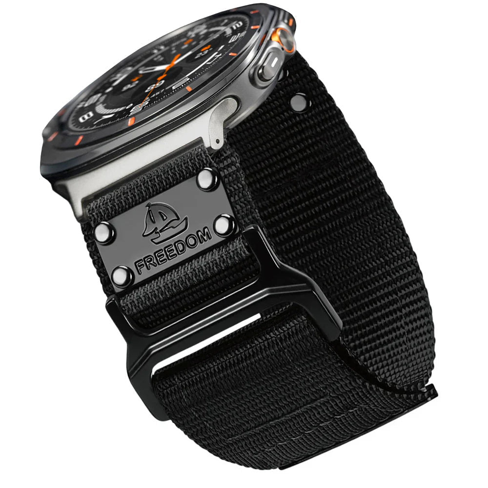 Cinturino in nylon compatibile per Samsung Galaxy Watch di FREEDOM