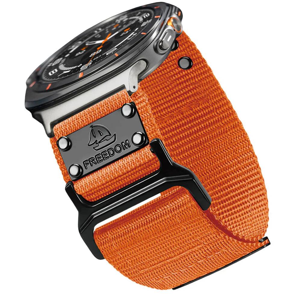 Cinturino in nylon compatibile per Samsung Galaxy Watch di FREEDOM