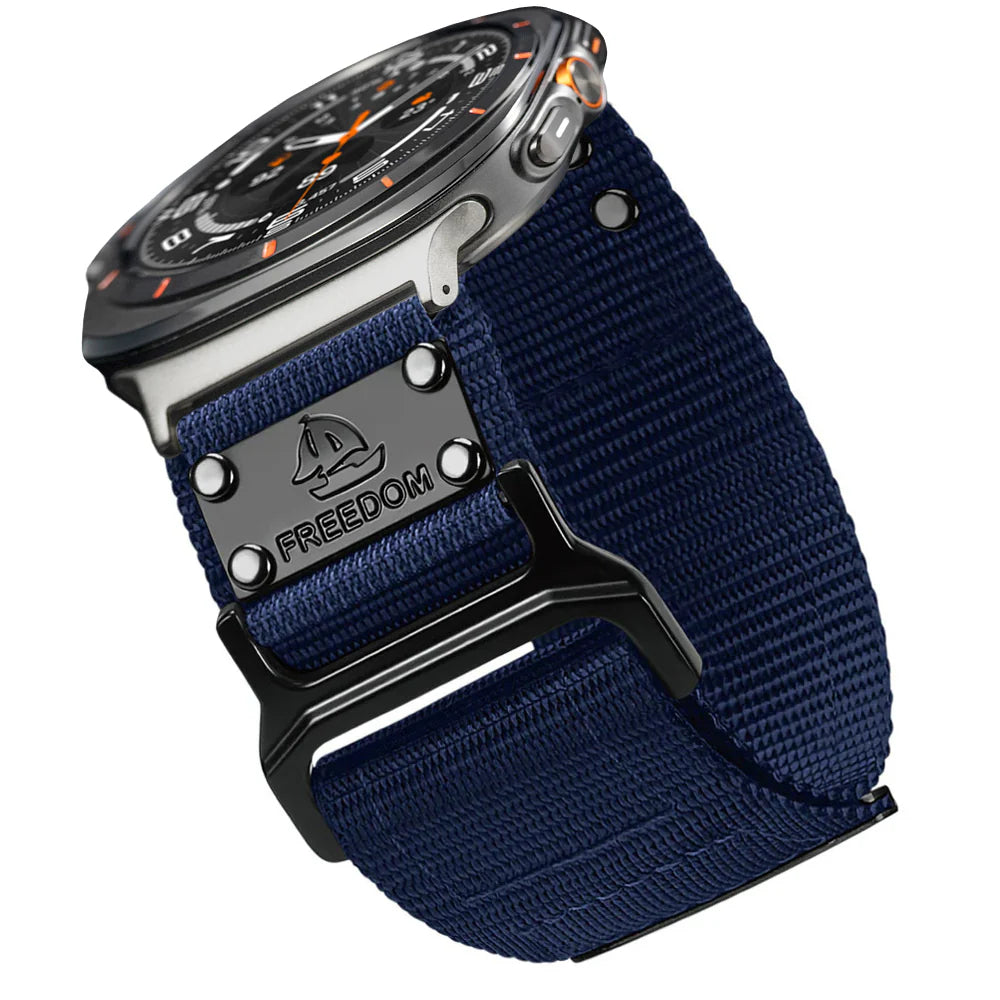 Cinturino in nylon compatibile per Samsung Galaxy Watch di FREEDOM