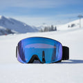 SnowGlide skibriller med dobbel lag anti-dugg og UV-beskyttelse for skiløpere