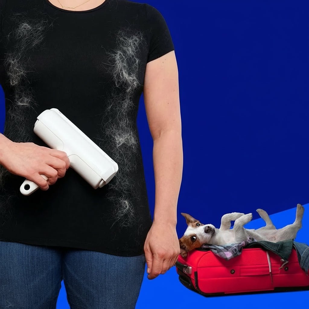 FurEase Hair Removal Roller For Pet Fur And Lint Reusable No Adhesive For Pet Owners