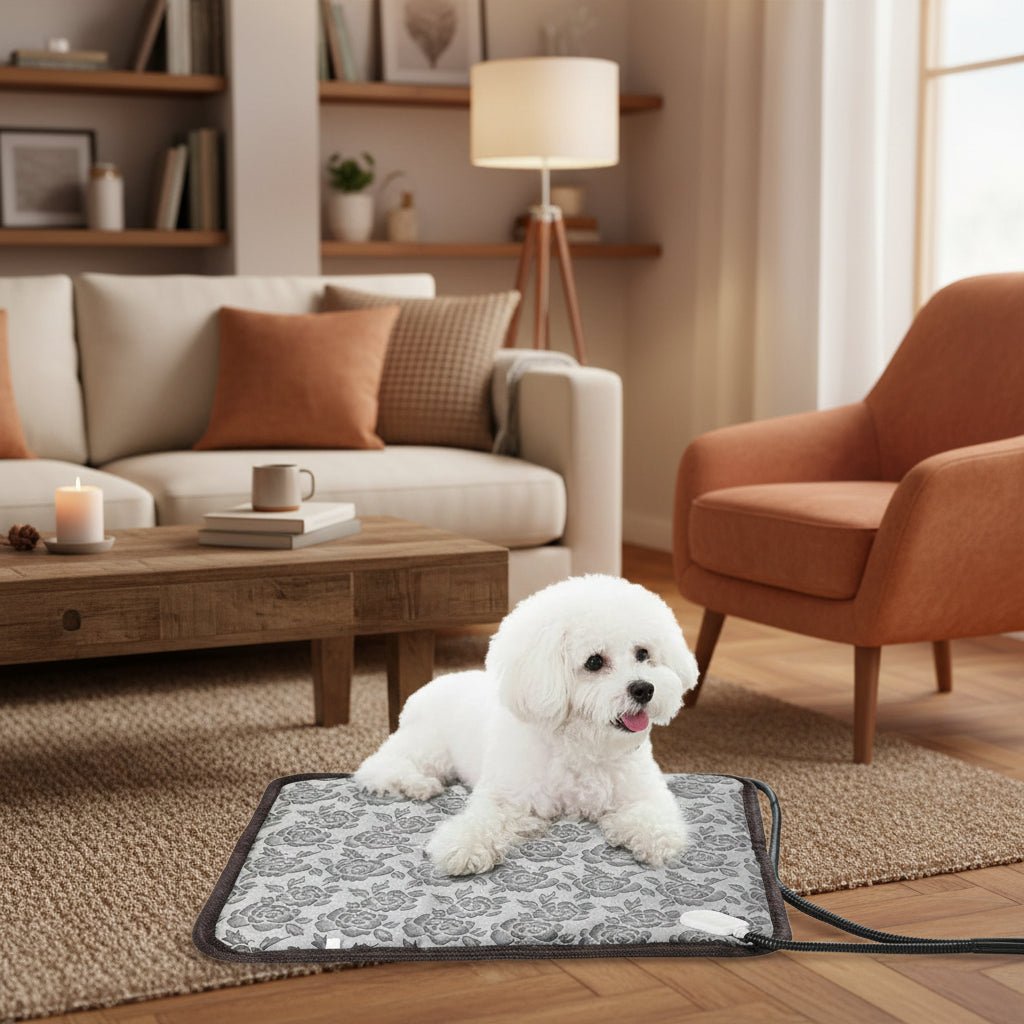 Cozy Heat elektromos állatfűtő matrac hőmérséklet-szabályozással és vízálló felülettel