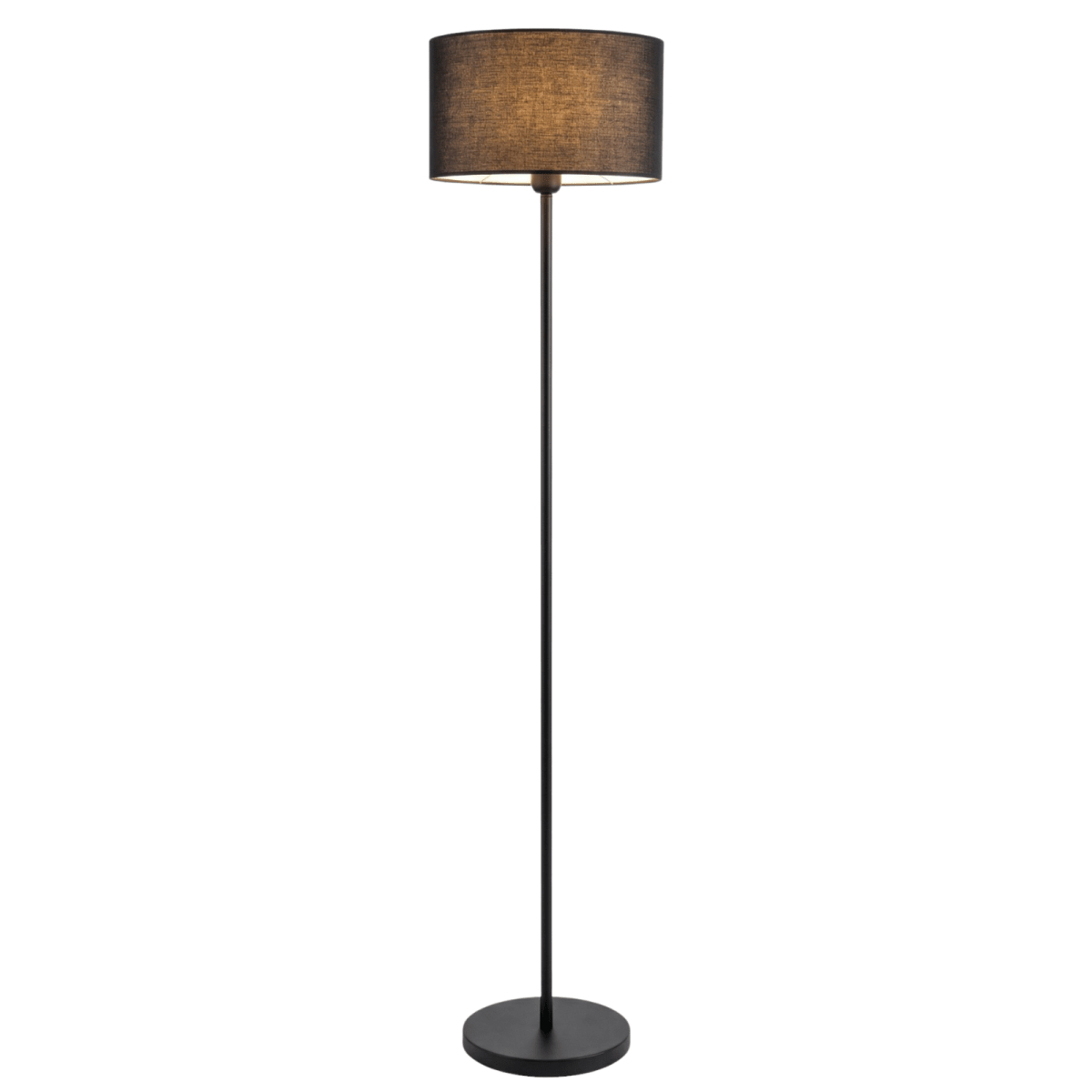 60-Zoll-Stehlampe mit Stoffdiffusor und Netzschirm