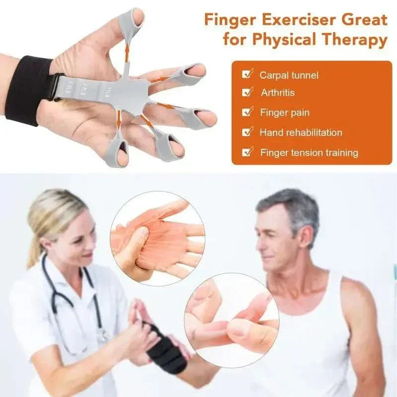 PulseGrip Hand And Finger Trainer With 6 Resistance Levels For Athletes And Musicians