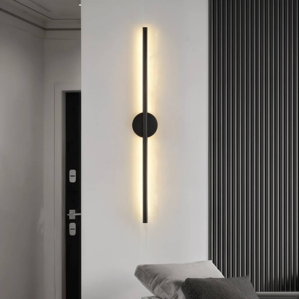 Fjornik Minimalistisk Indendørs LED Væglampe med Blødt Ambient Lys
