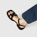 Flat Sandals With Ankle Strap That Adjusts For Everyday Comfort