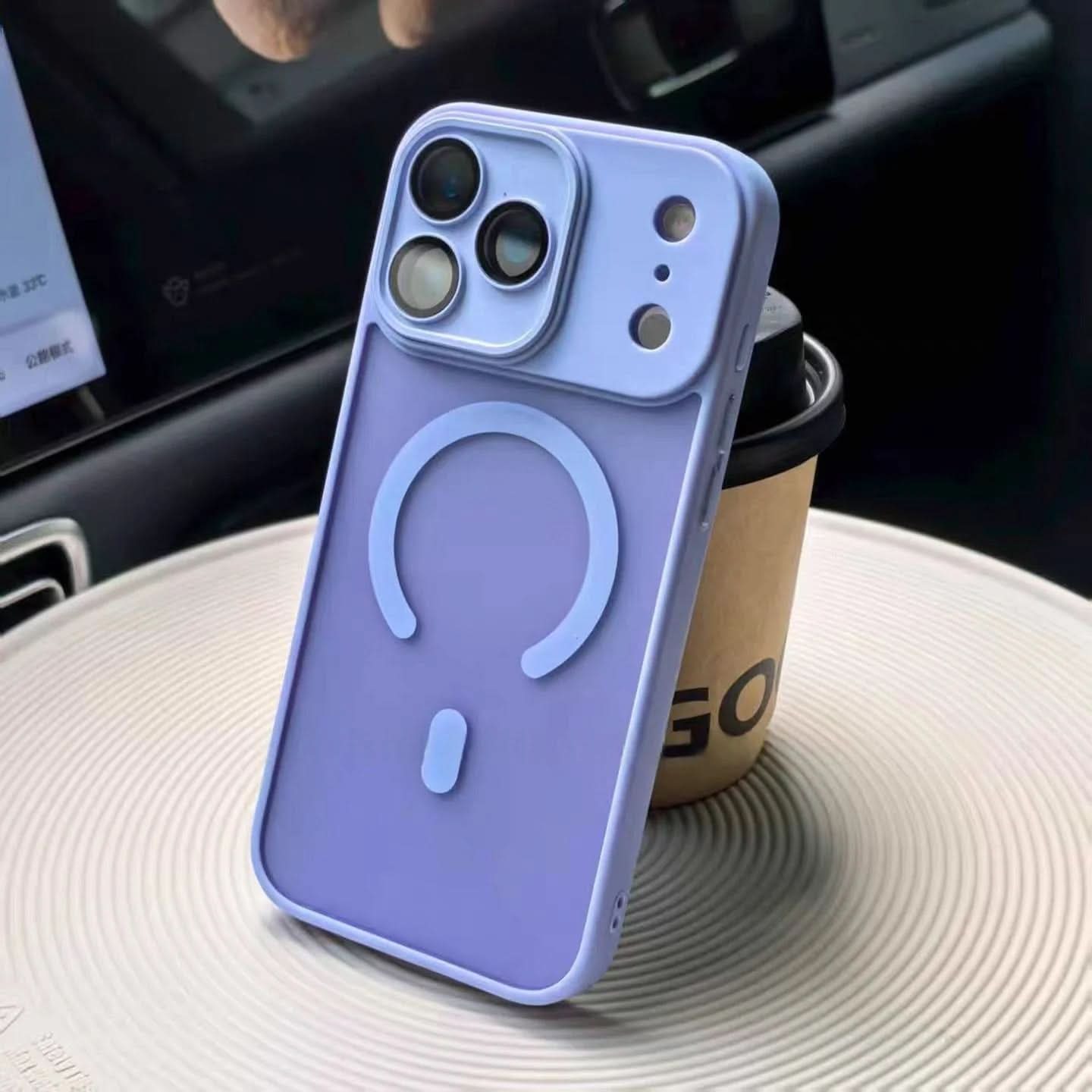PulseGuard iPhone 17-deksel med slank linsebeskyttelse og magnetisk trådløs lading