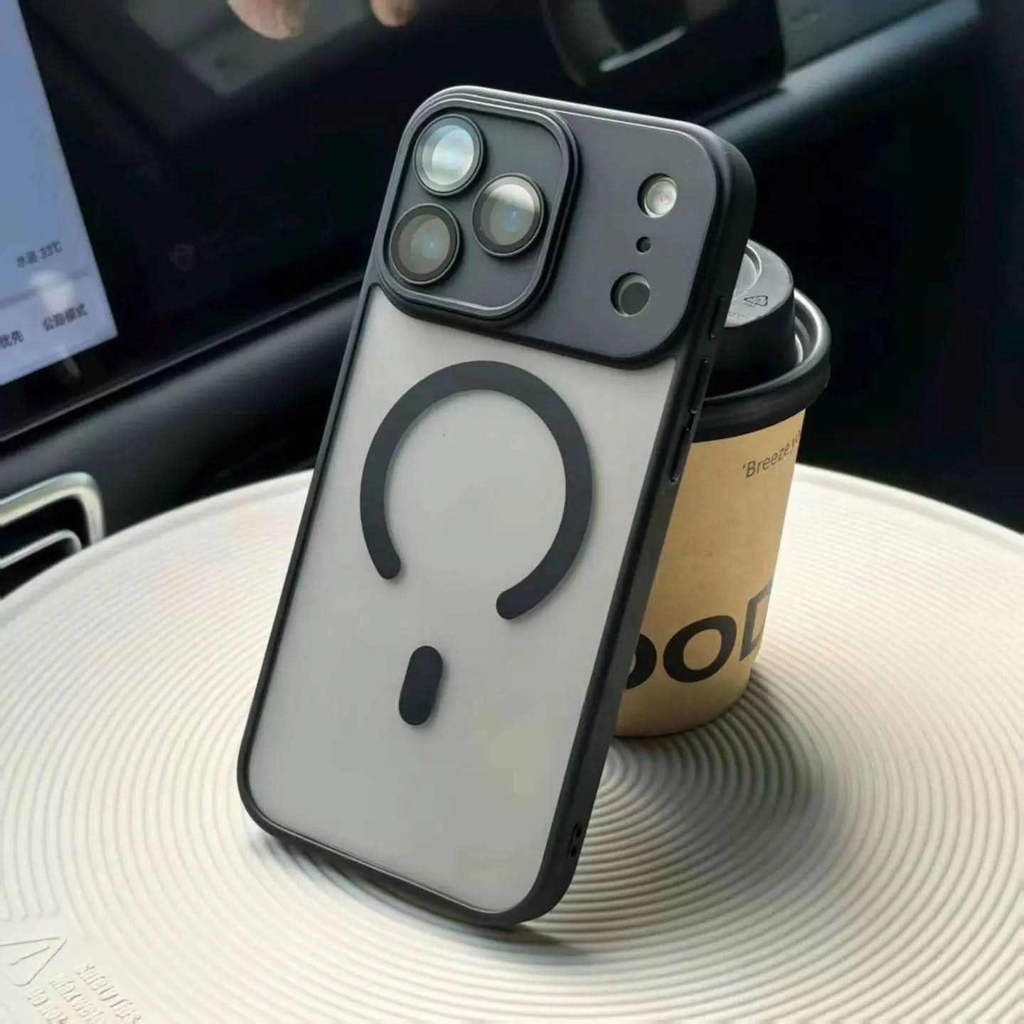 PulseGuard iPhone 17-deksel med slank linsebeskyttelse og magnetisk trådløs lading