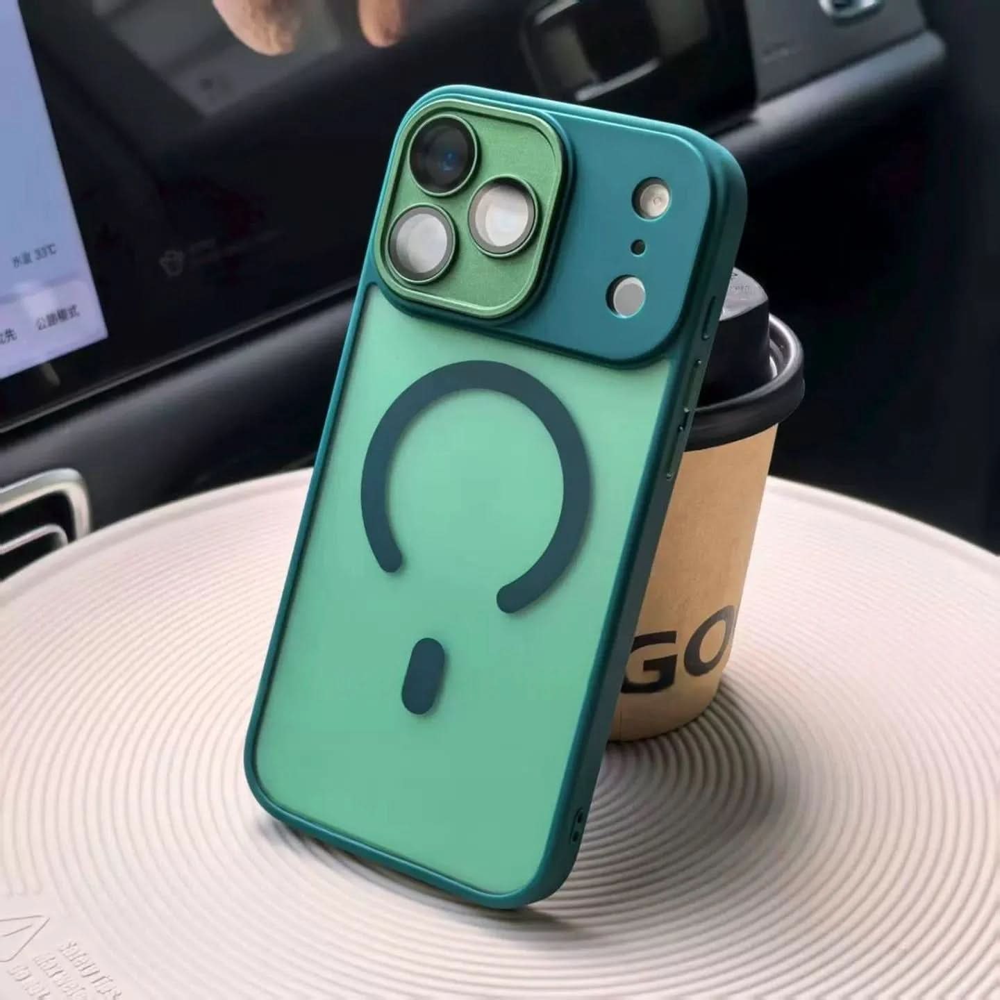 PulseGuard iPhone 17-deksel med slank linsebeskyttelse og magnetisk trådløs lading