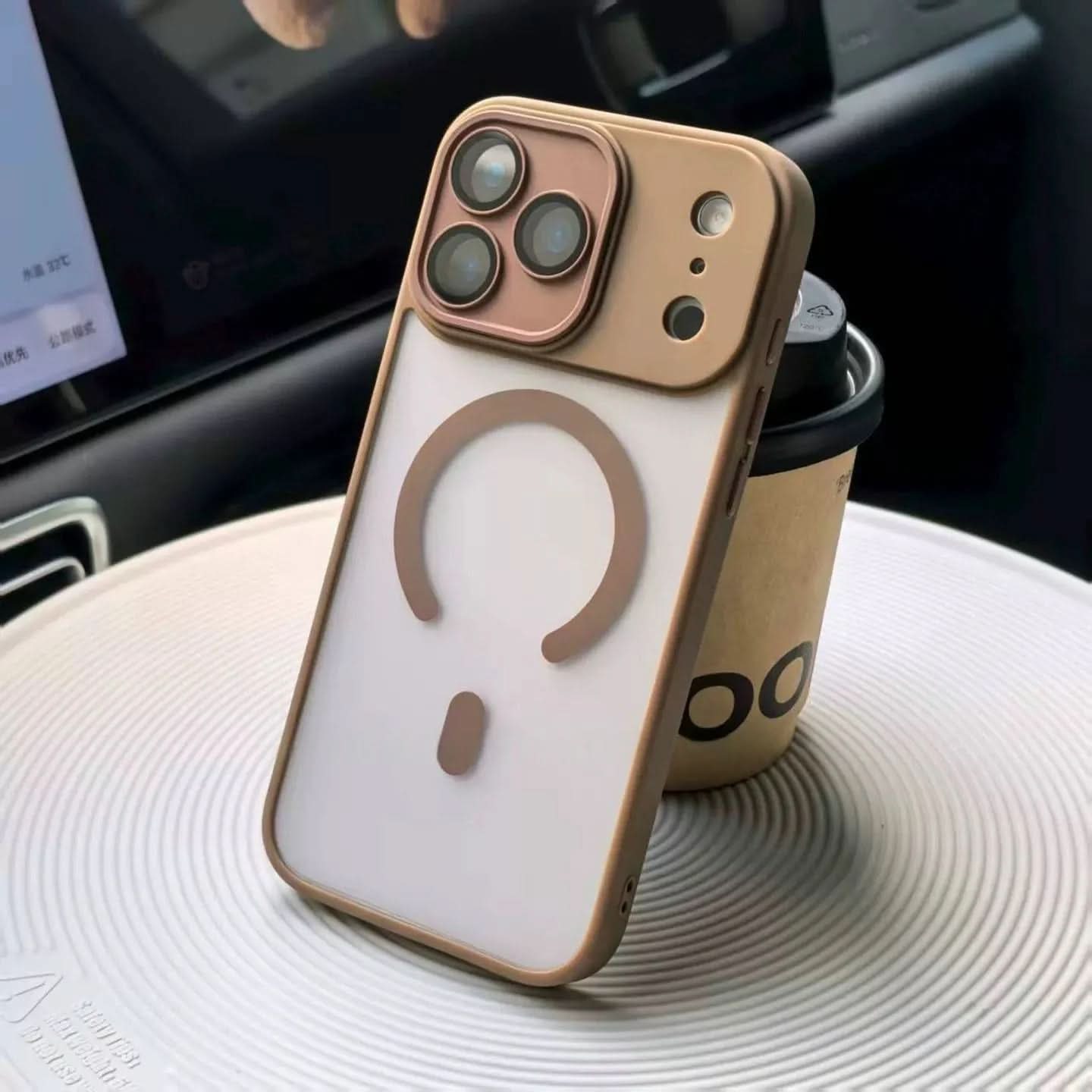PulseGuard iPhone 17-deksel med slank linsebeskyttelse og magnetisk trådløs lading