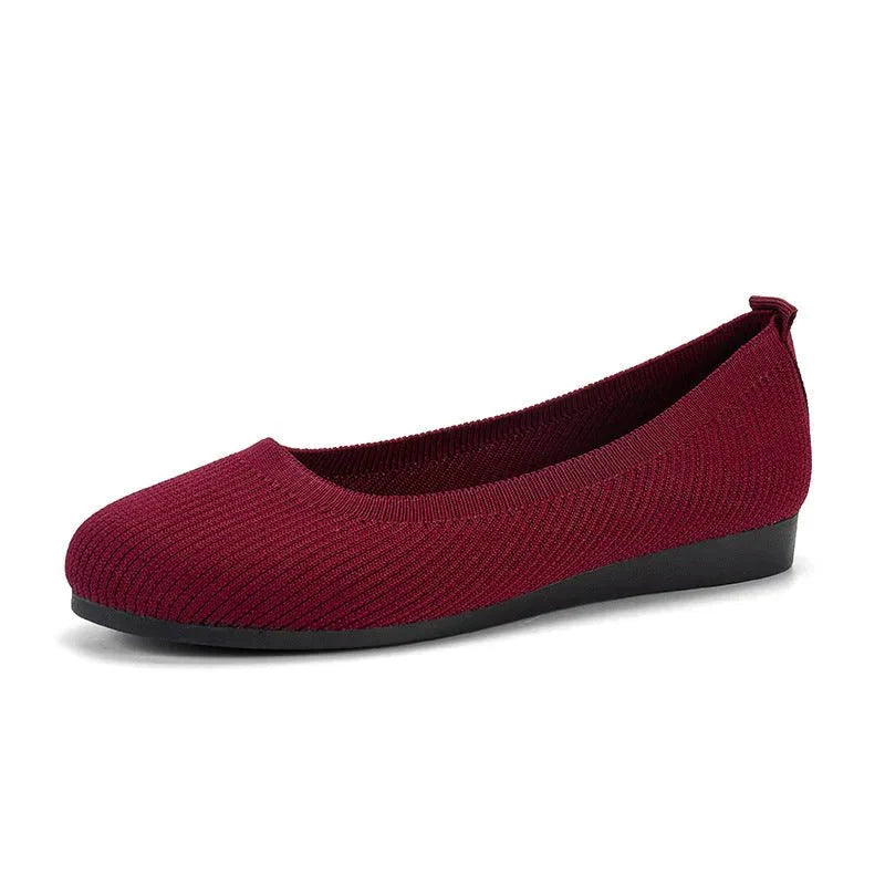 Women's Flexible Ballerina Flats With Soft Fabric For Comfort