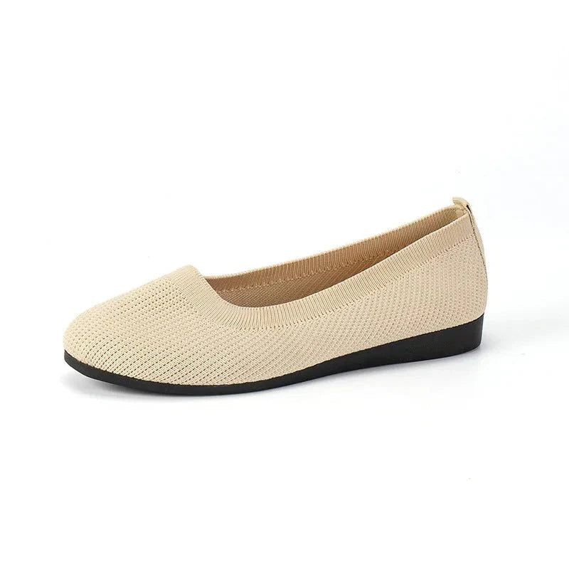 Women's Flexible Ballerina Flats With Soft Fabric For Comfort