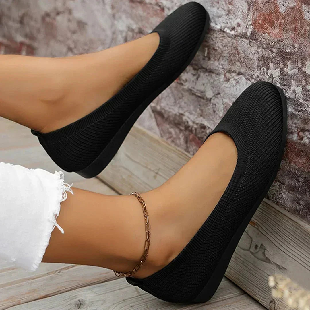 Women's Flexible Ballerina Flats With Soft Fabric For Comfort