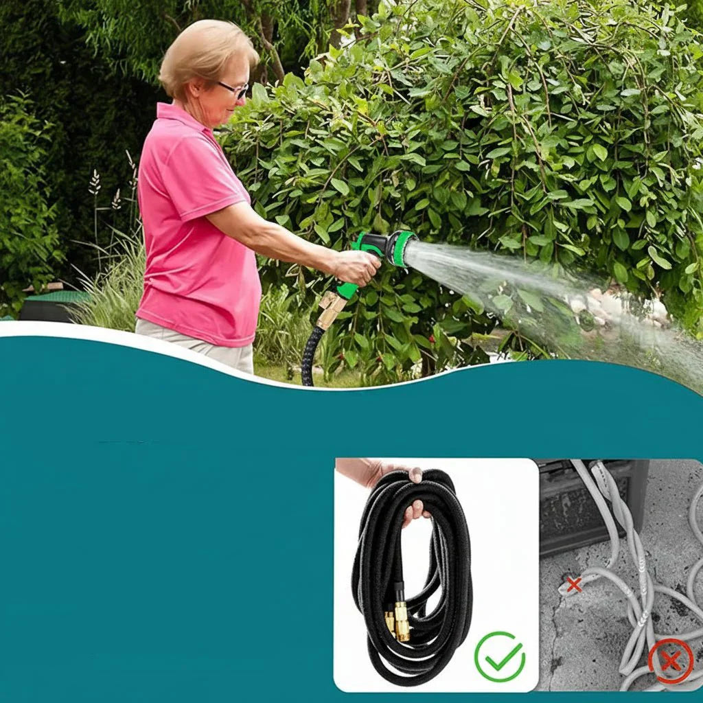 Tubo da giardino espandibile HYDROFLEX 30M resistente e flessibile