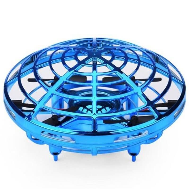 NovaHover UFO-leketøy flygende drone med håndkontroll og sensorer, USB-oppladbar