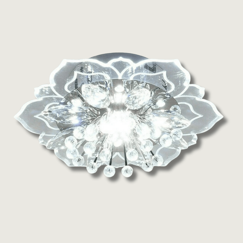 Luminara Bloom LED Crystal Ceiling Lamp For Elegance