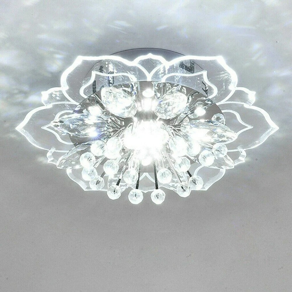 Luminara Bloom LED Crystal Ceiling Lamp For Elegance