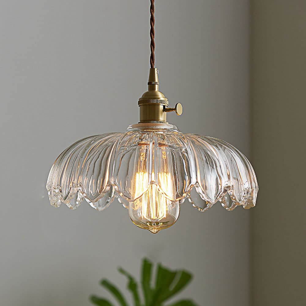 Blomstret glasspendel | Vintage sjarm i blomst