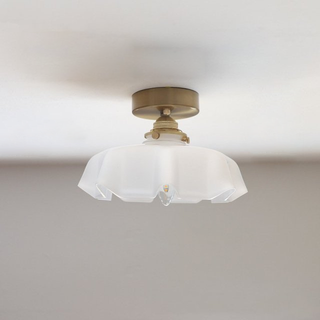 Elegant Draped Glass Art Deco Pendant Light Fixture