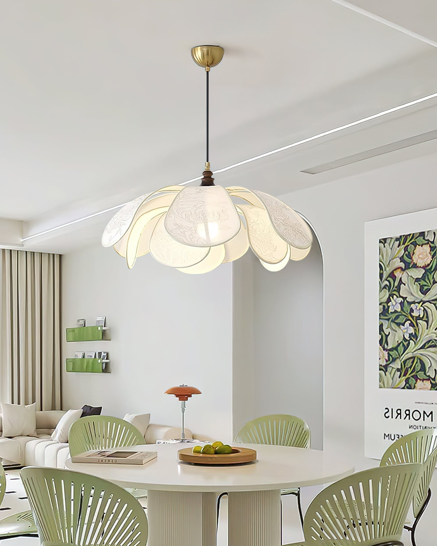 Liora Bloom Pendant Light Floral Inspired Modern Design E26/E27 LED Compatible