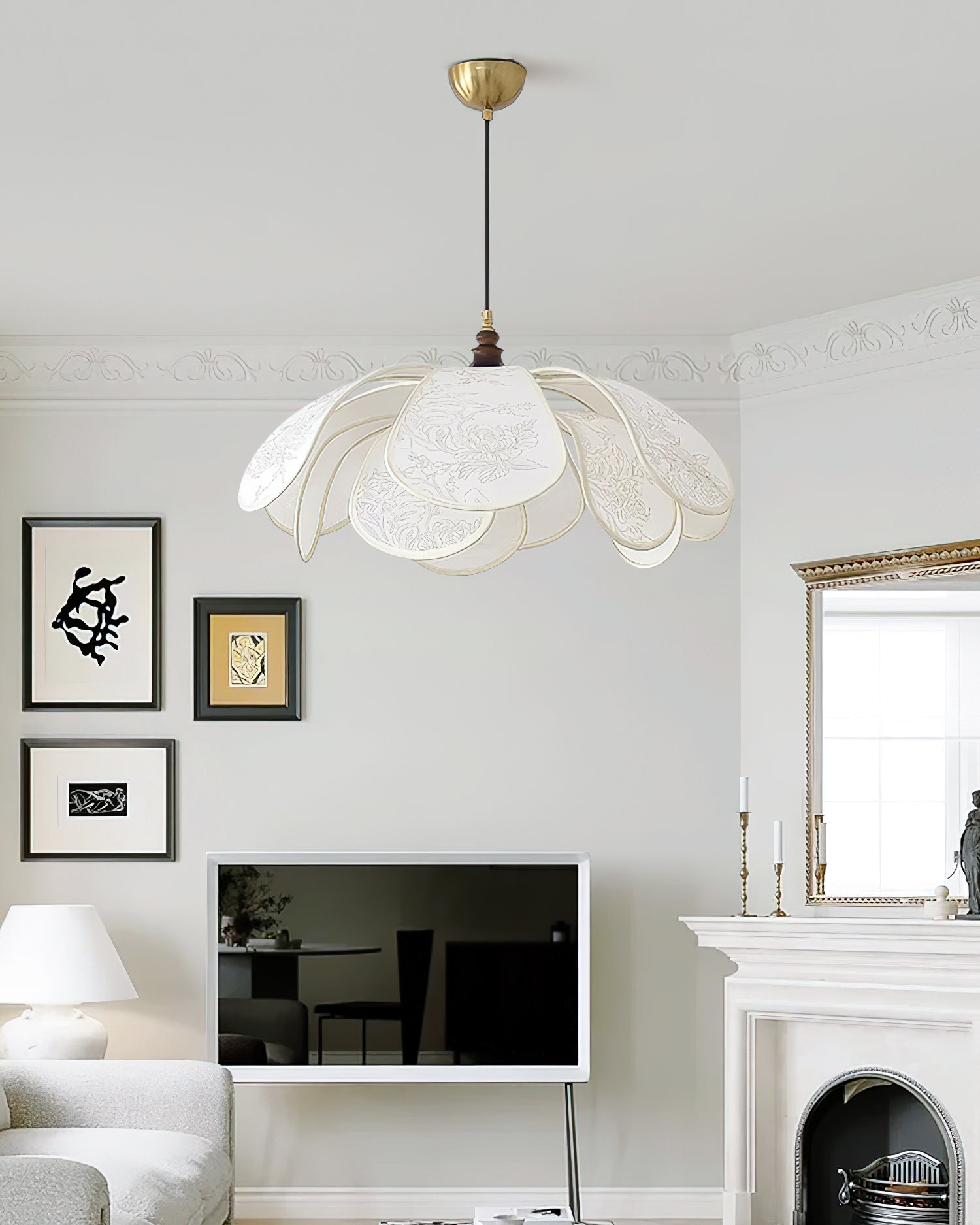 Liora Bloom Pendant Light Floral Inspired Modern Design E26/E27 LED Compatible