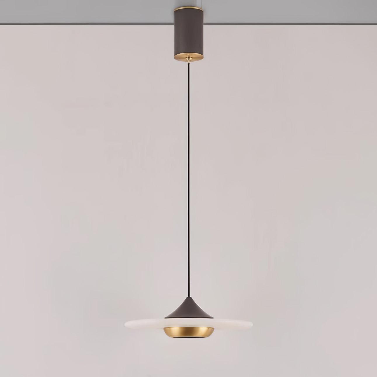 Orbis moderne marmor flyvende tallerken pendellampe