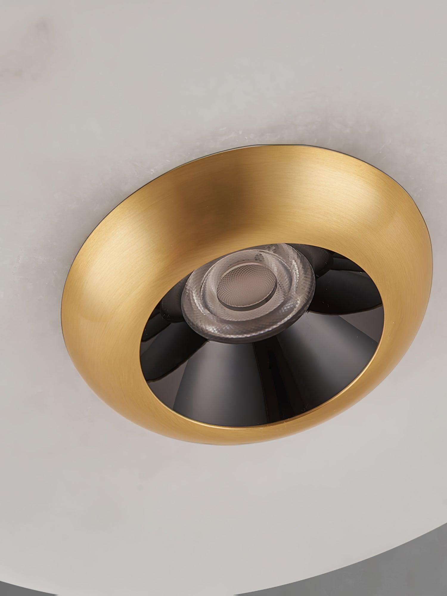 Orbis moderne marmor flyvende tallerken pendellampe