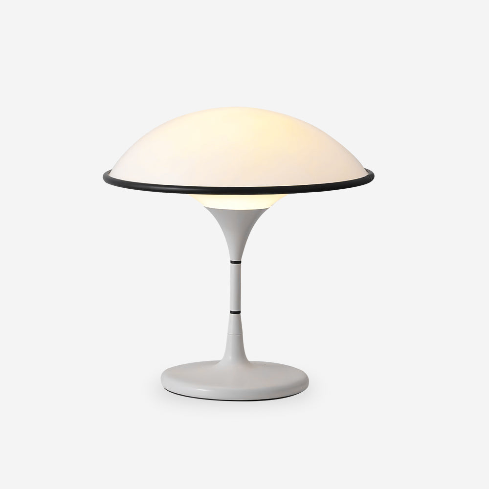 Marinella Dome Bordlampe med Svart Kant og Akryl
