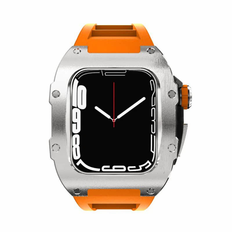 Pevné kovové ochranné pouzdro pro Apple Watch RM 9009
