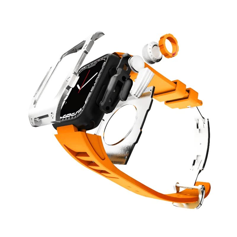 Pevné kovové ochranné pouzdro pro Apple Watch RM 9009