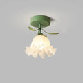 Clarelle Mini Blumenmuster Tiffany-Stil Deckenleuchte Glas Eisen