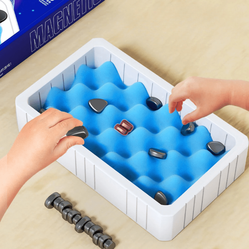 Přenosná magnetická šachová sada BrightMind pro děti jako pomůcka při učení