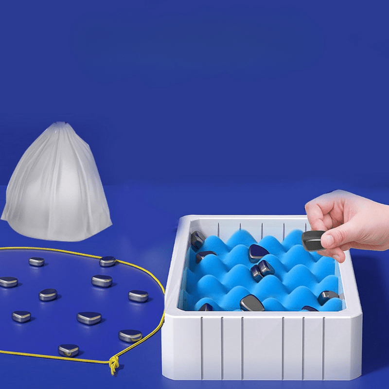 Přenosná magnetická šachová sada BrightMind pro děti jako pomůcka při učení