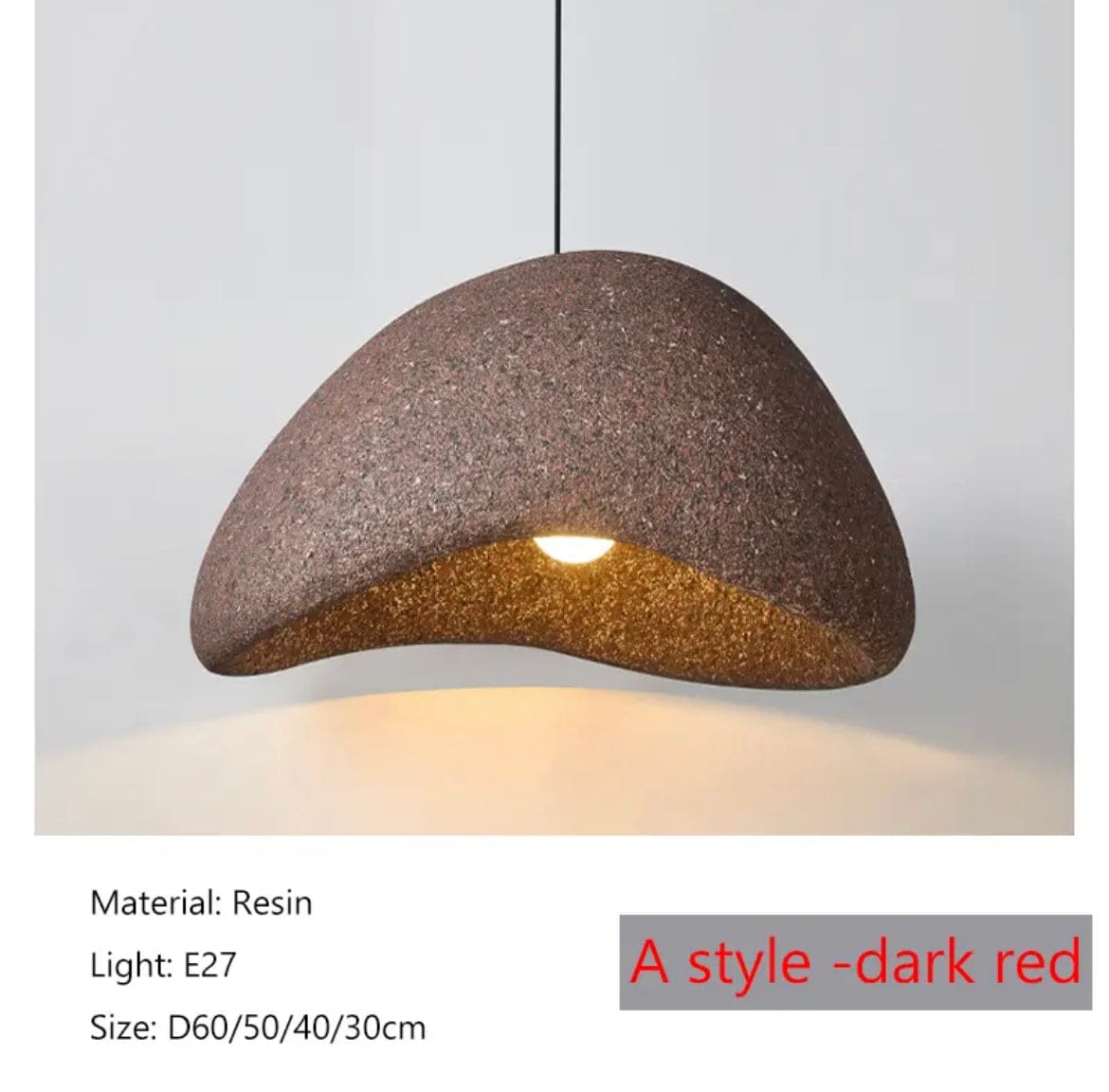 LumaRook Wasabi flekket bordlampe for koselig, varm glød