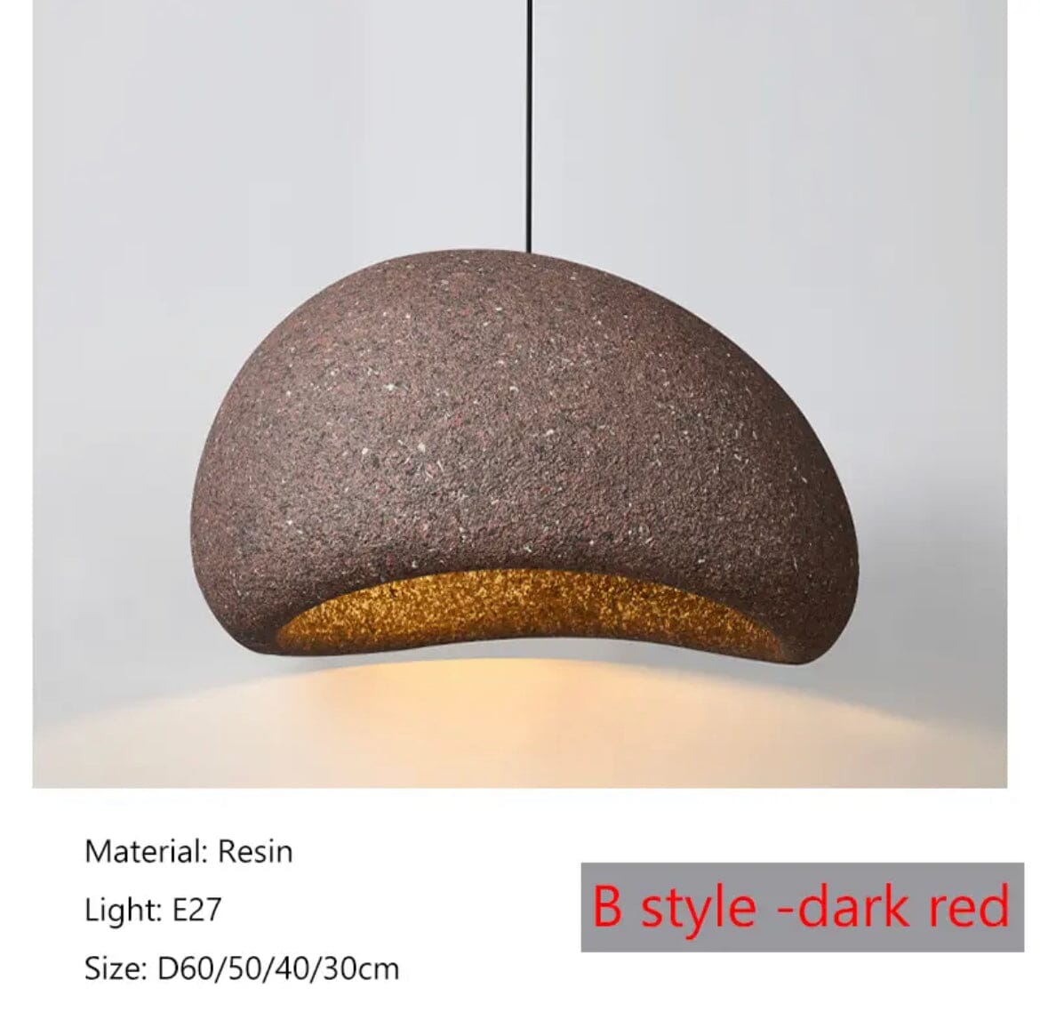 LumaRook Wasabi flekket bordlampe for koselig, varm glød