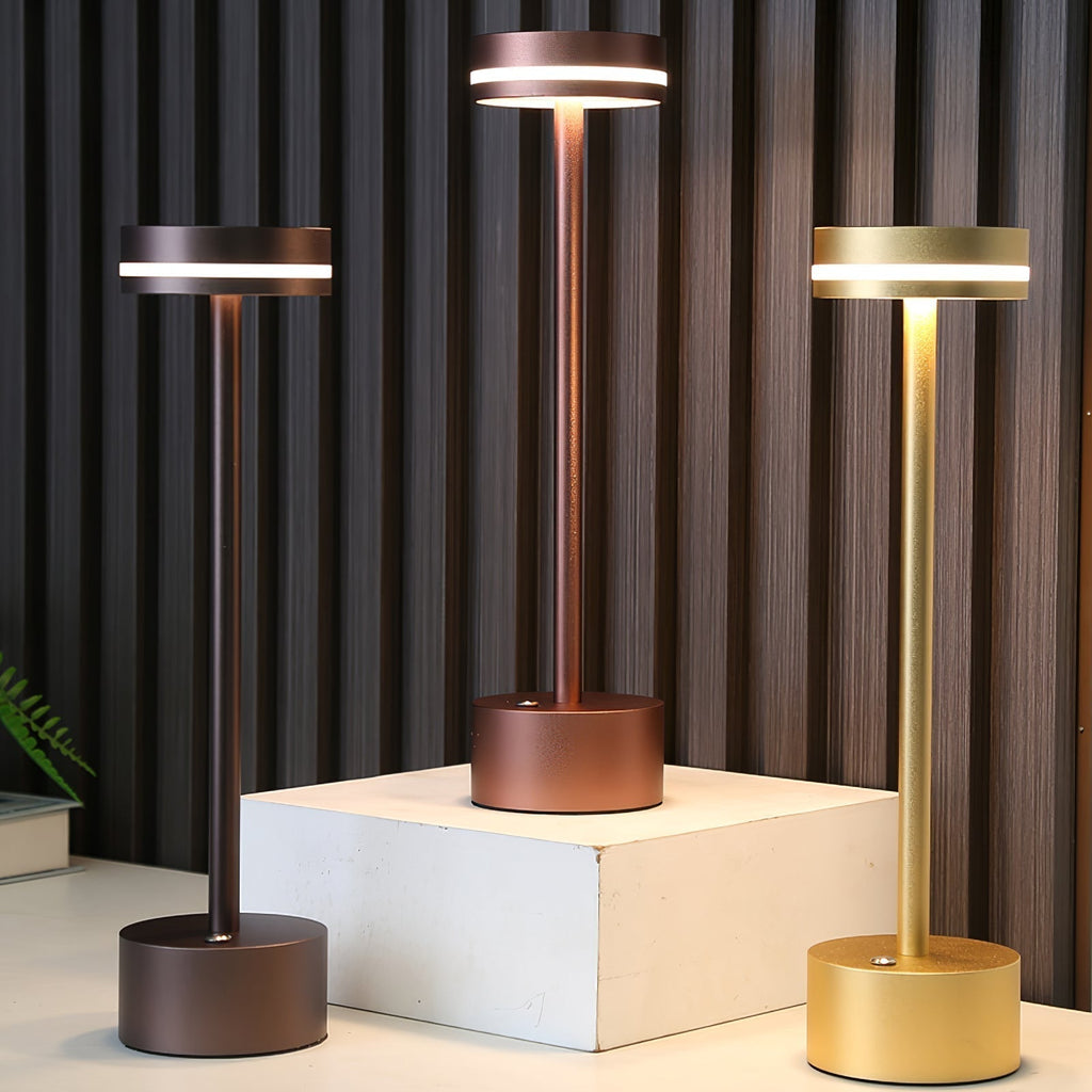 LumaFable | Candeeiro de Mesa LED Recarregável por USB, Brilho Quente