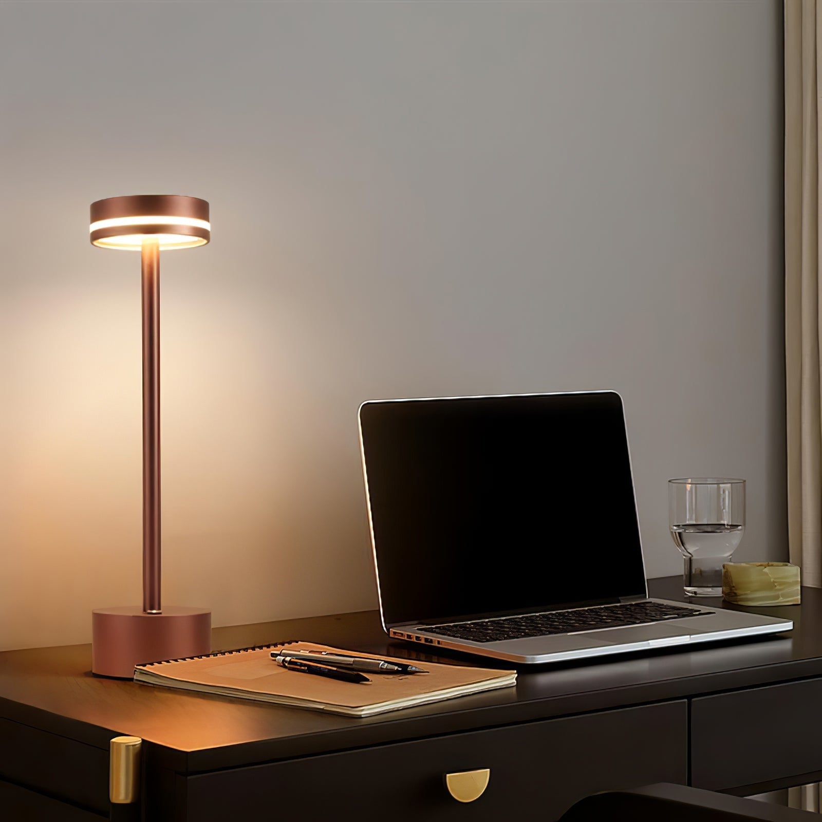 LumaFable | Candeeiro de Mesa LED Recarregável por USB, Brilho Quente