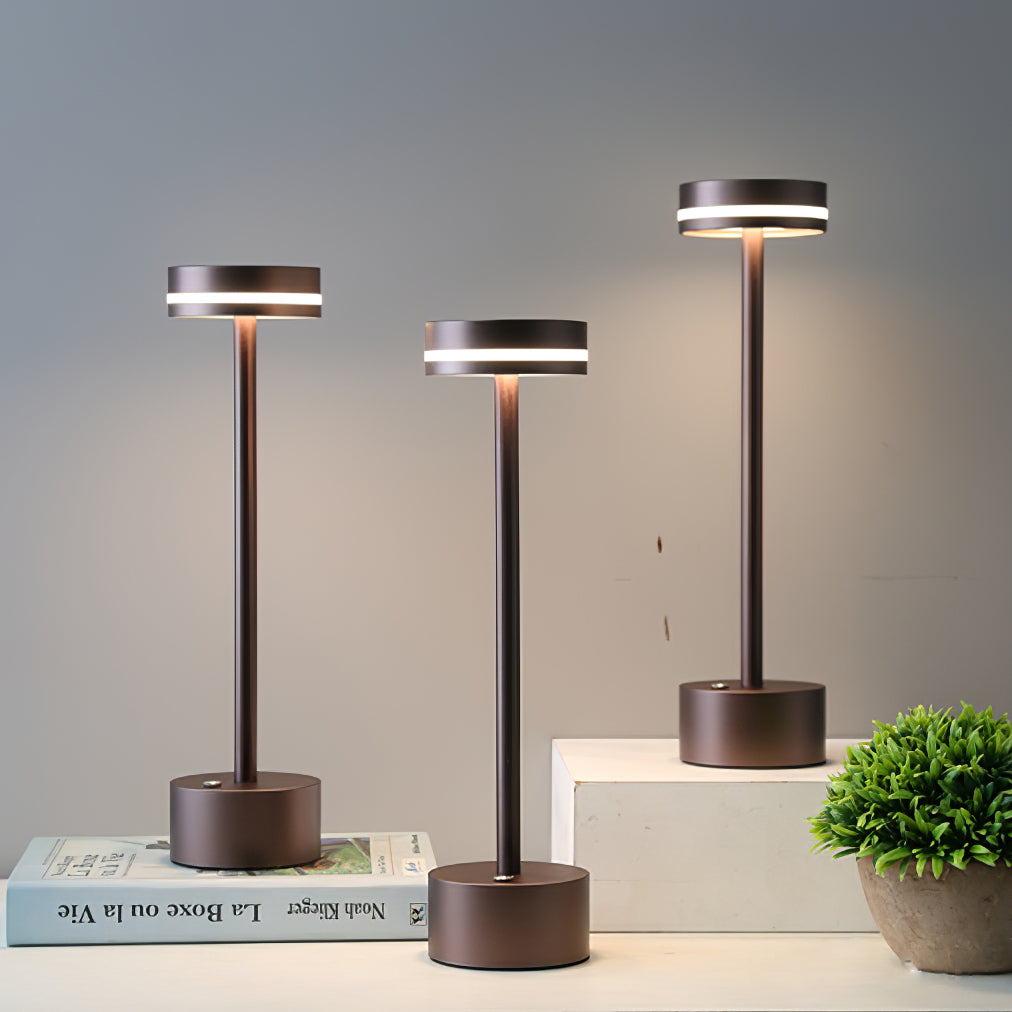 LumaFable | Candeeiro de Mesa LED Recarregável por USB, Brilho Quente