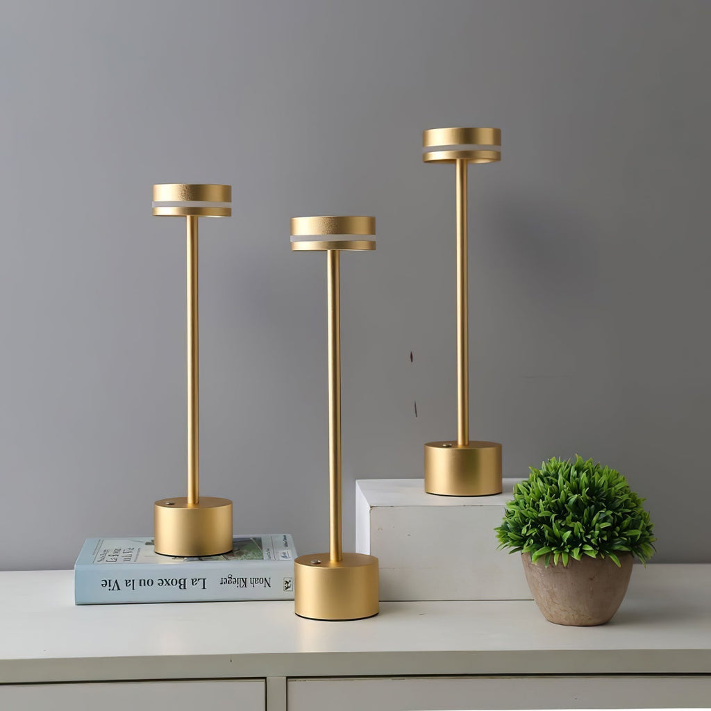LumaFable | Candeeiro de Mesa LED Recarregável por USB, Brilho Quente