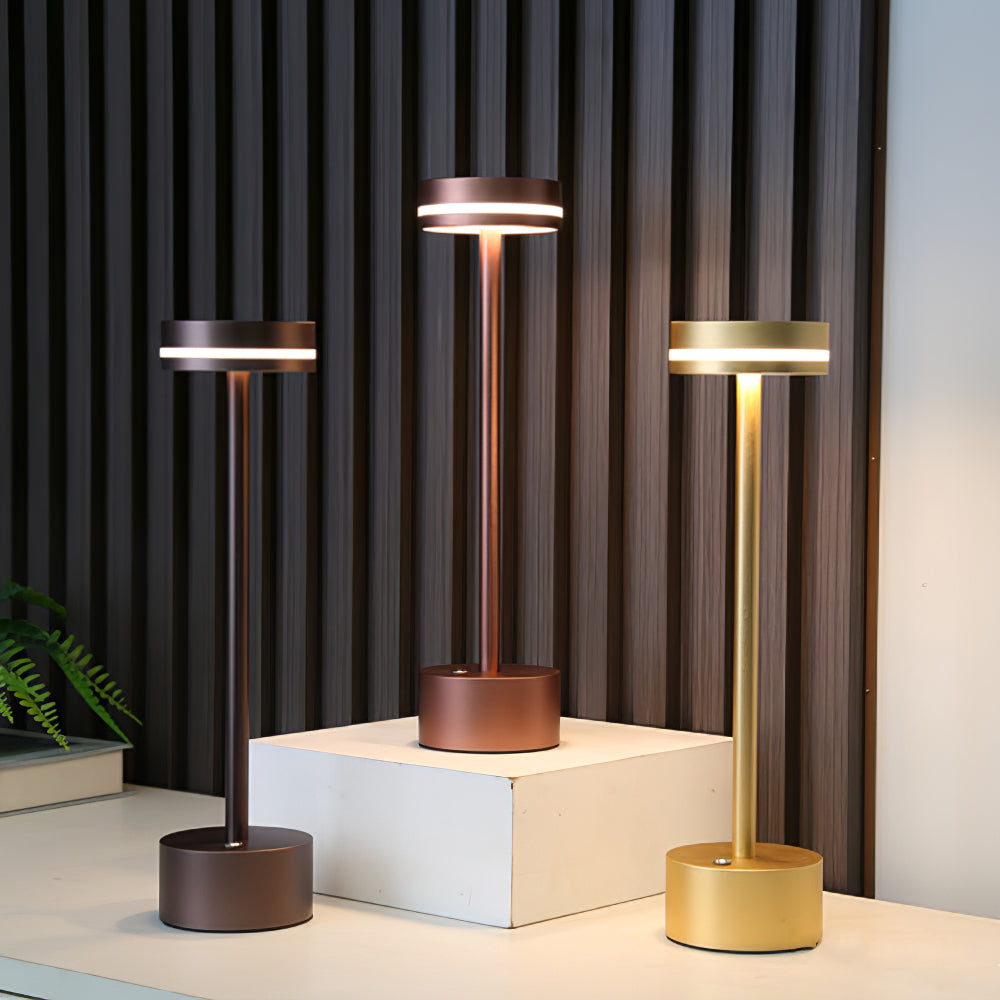 LumaFable | Candeeiro de Mesa LED Recarregável por USB, Brilho Quente