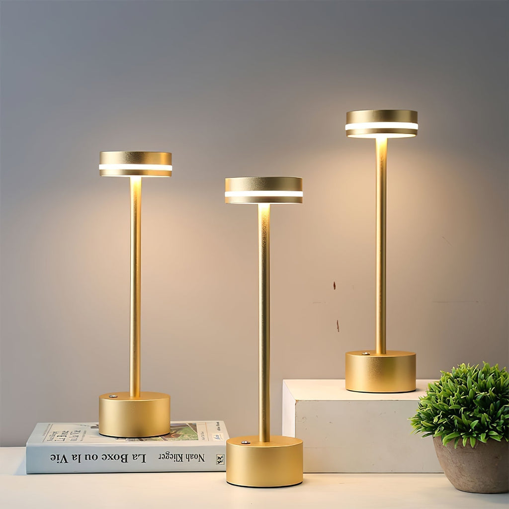 LumaFable | Candeeiro de Mesa LED Recarregável por USB, Brilho Quente