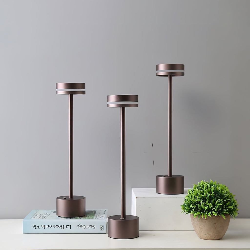 LumaFable | Candeeiro de Mesa LED Recarregável por USB, Brilho Quente