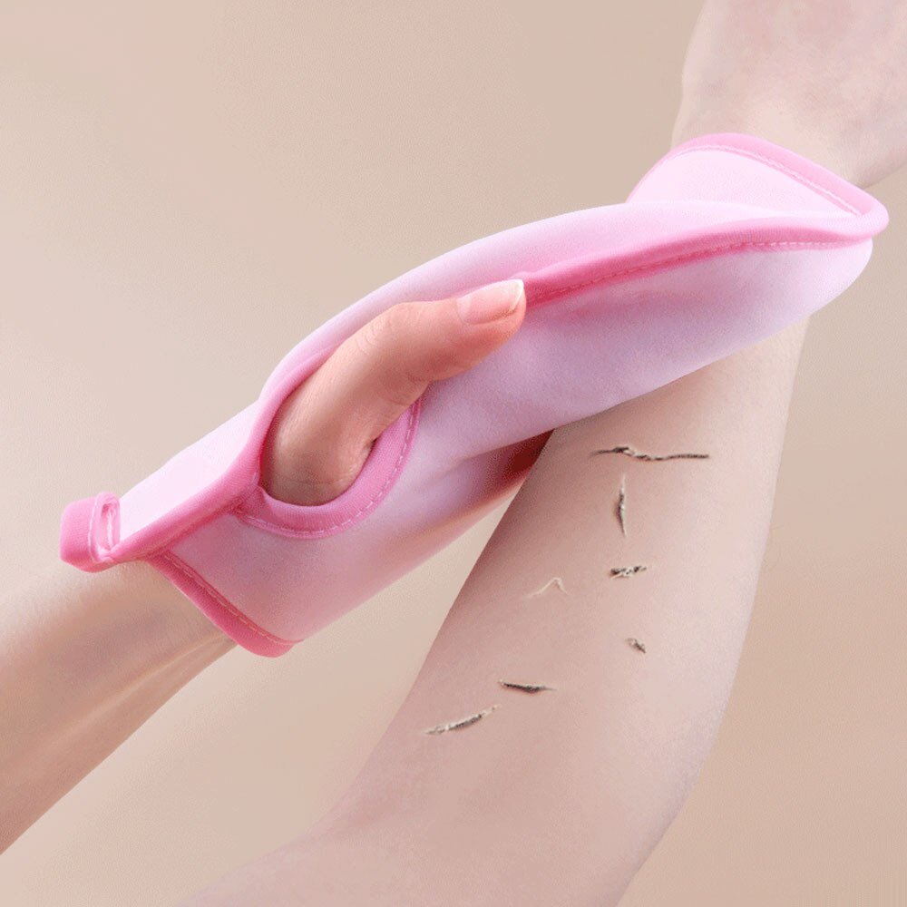 GlowEase mild peeling dusjvott for glatt hud, alle hudtyper