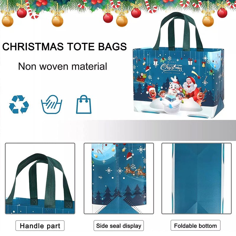 BrightNest Festive Gift Bag For Holiday Shoppers Easy Elegant Wrapping